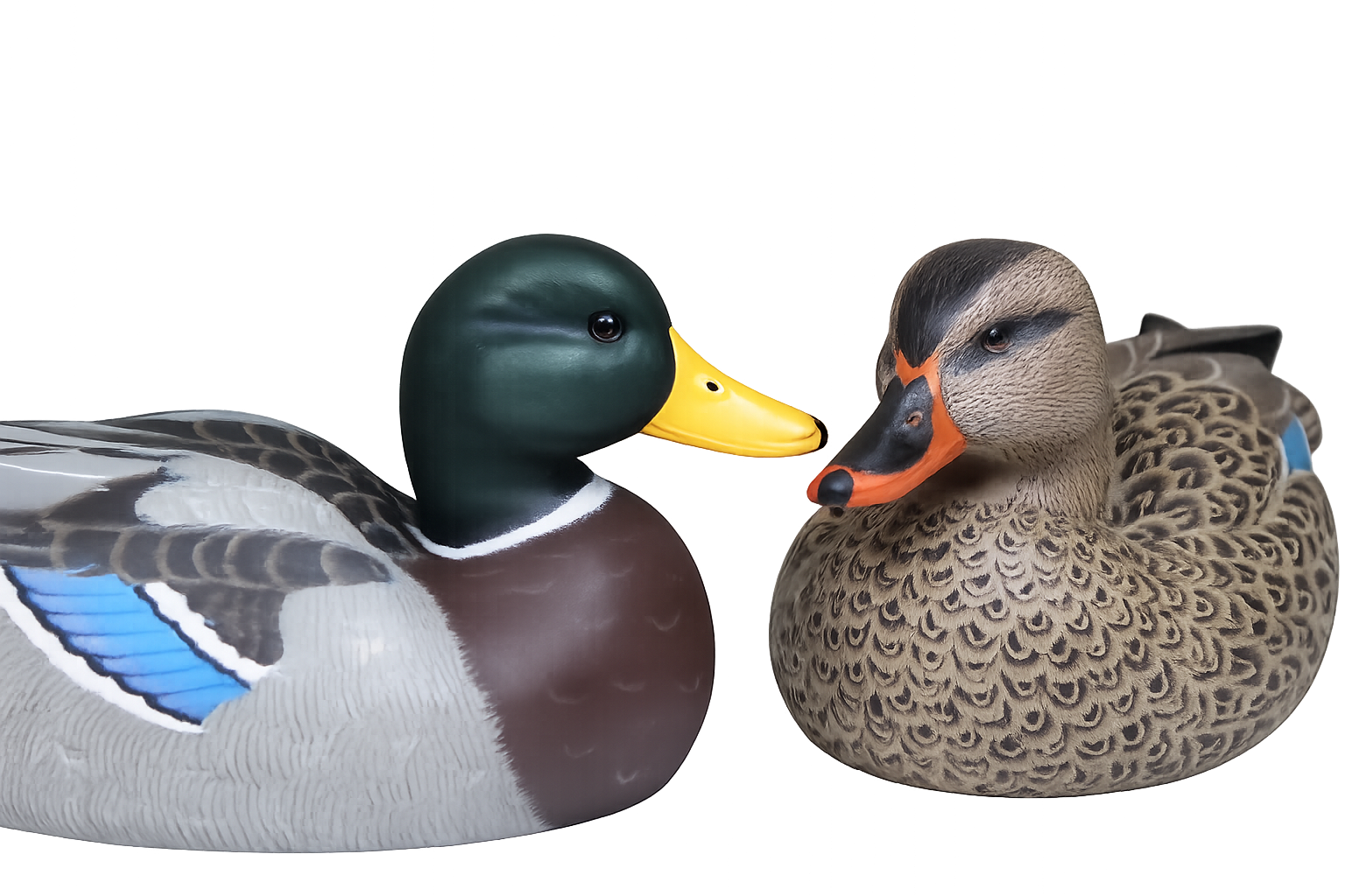 Mallard Carving Pair