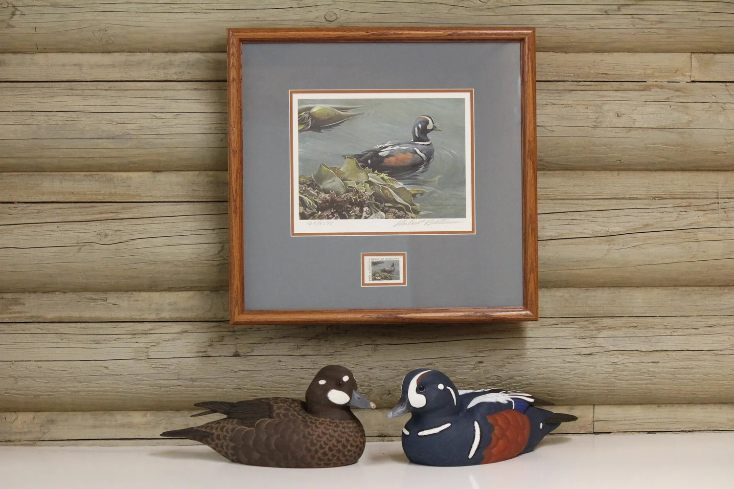 1988 Washington State Harlequin Duck Stamp and Print