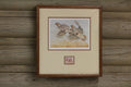 1984 Washington State Upland Bird Permit (Hungarian Partridge) Print and Stamp