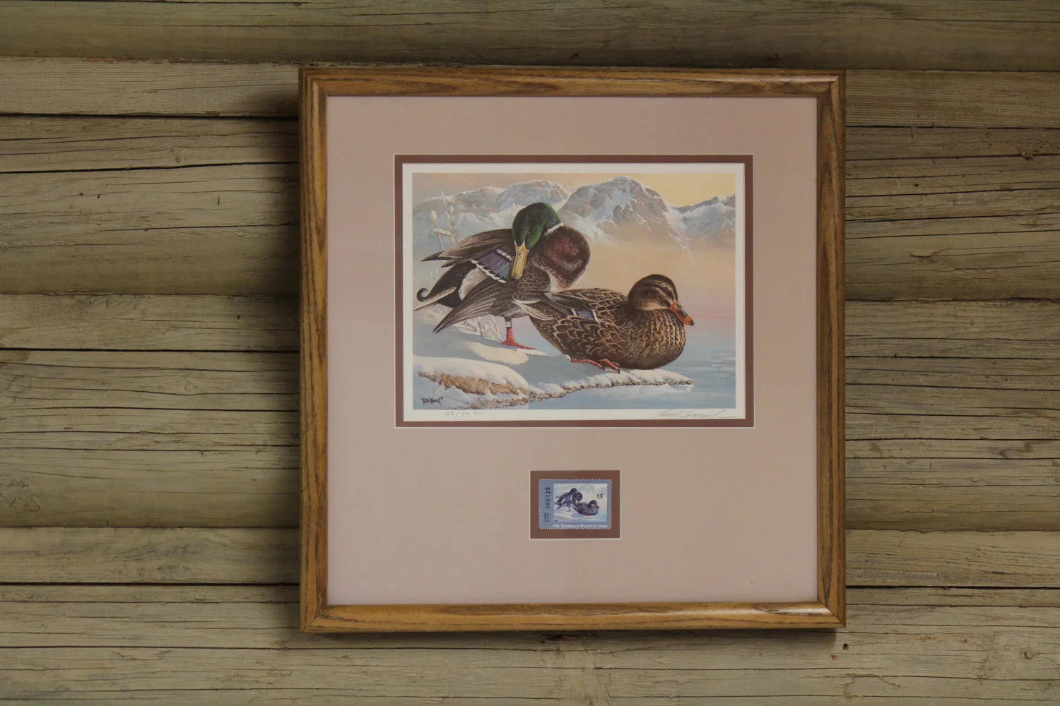 1986 Washington State Mallard Duck Print and Stamp