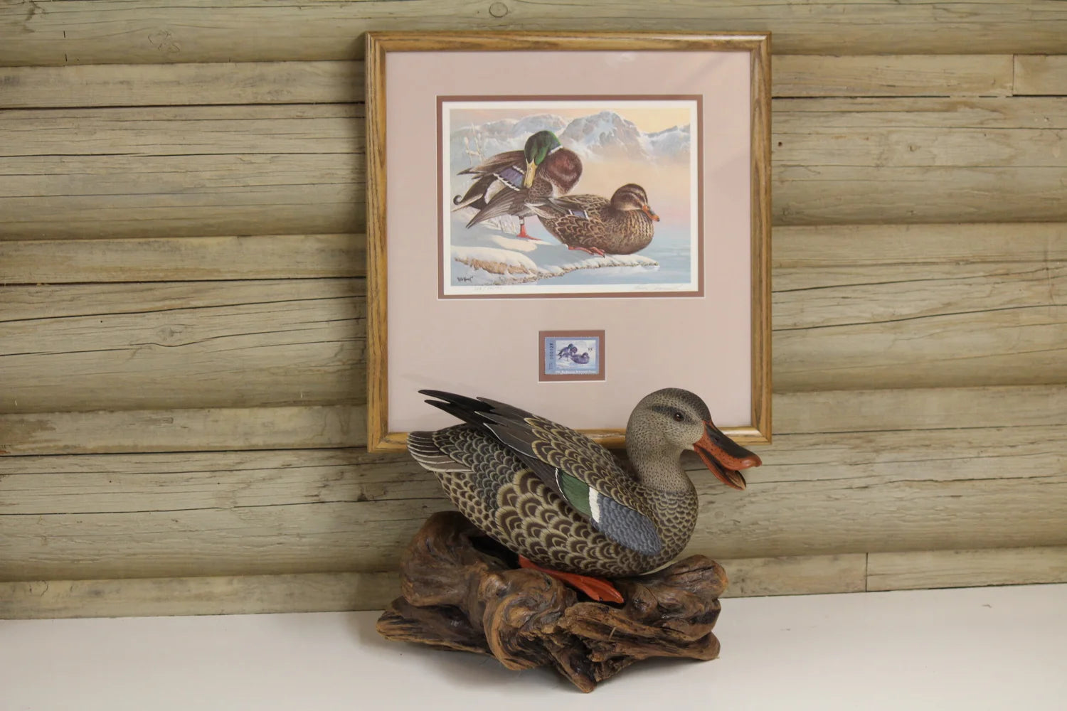 1986 Washington State Mallard Duck Print and Stamp