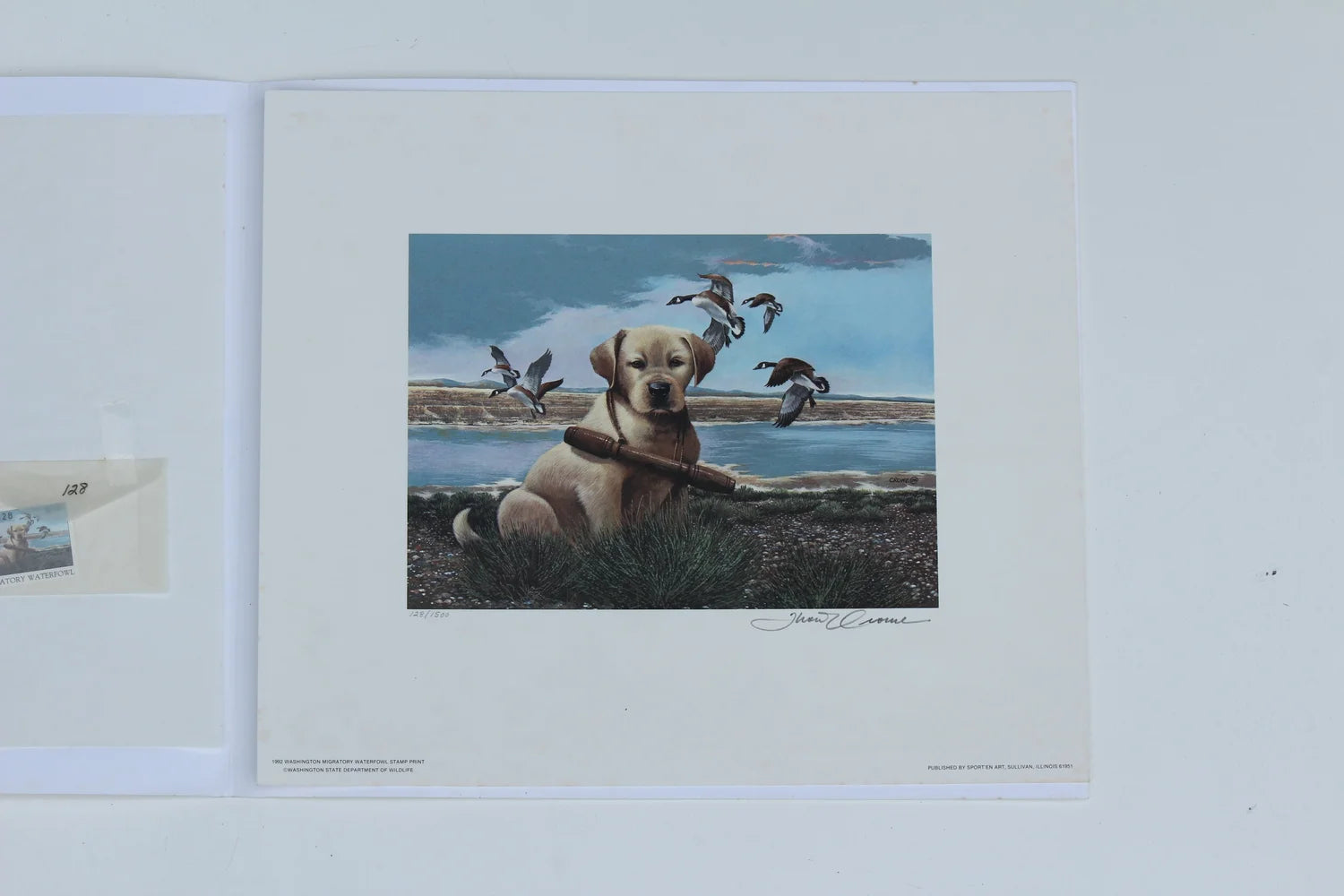 1992 Washington State Duck Print and Stamp