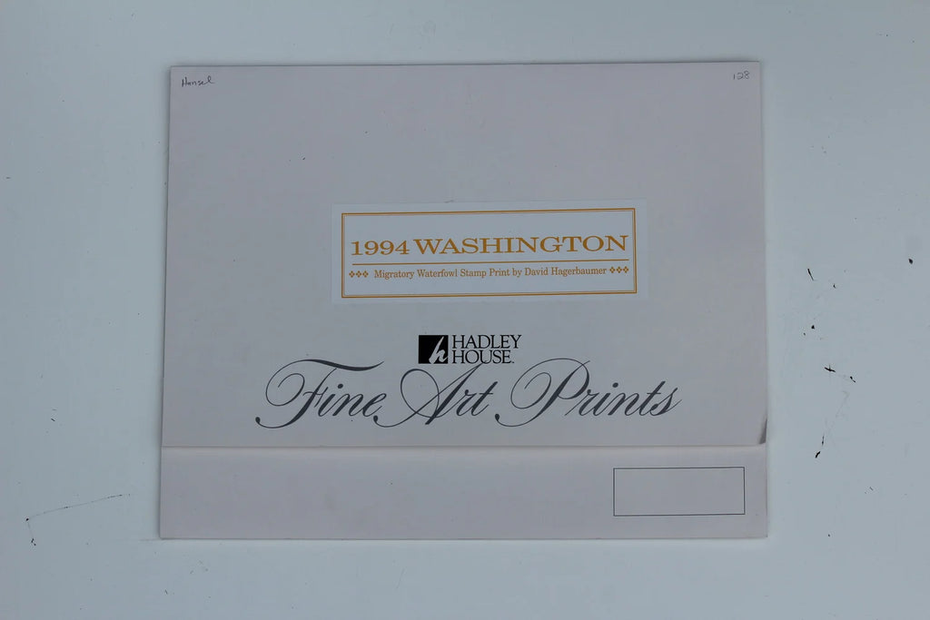 1994 Washington State Black Brant Stamp and Print