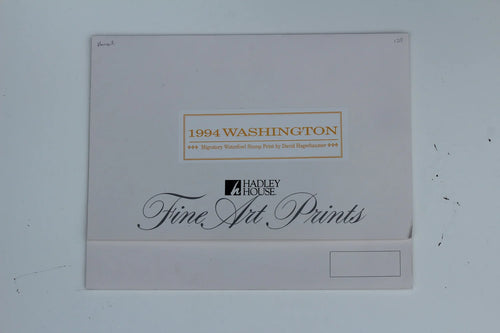 1994 Washington State Black Brant Stamp and Print