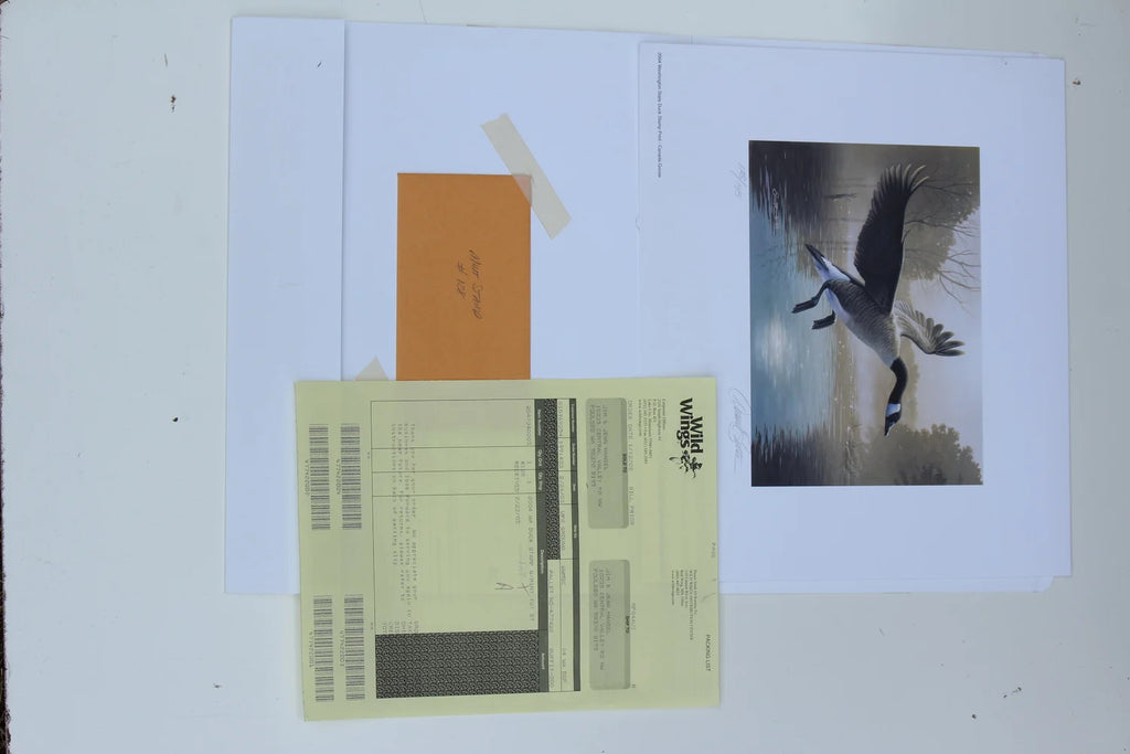 2004 Washington State Canada Goose Print and Stamp