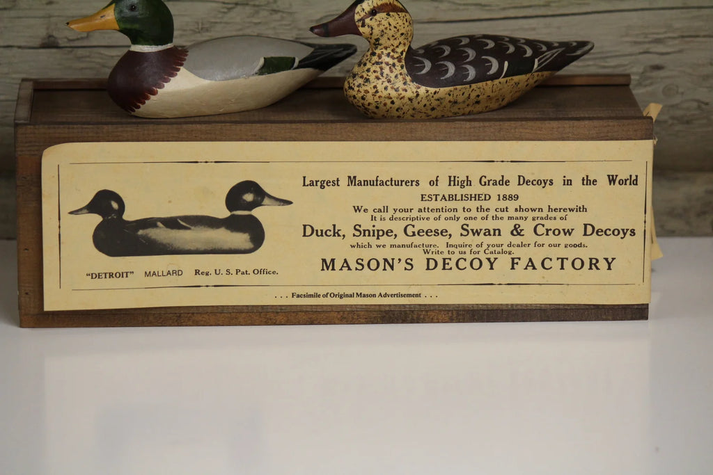 Miniature Mason Decoy Reproductions