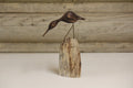 Metallic Bird Statue