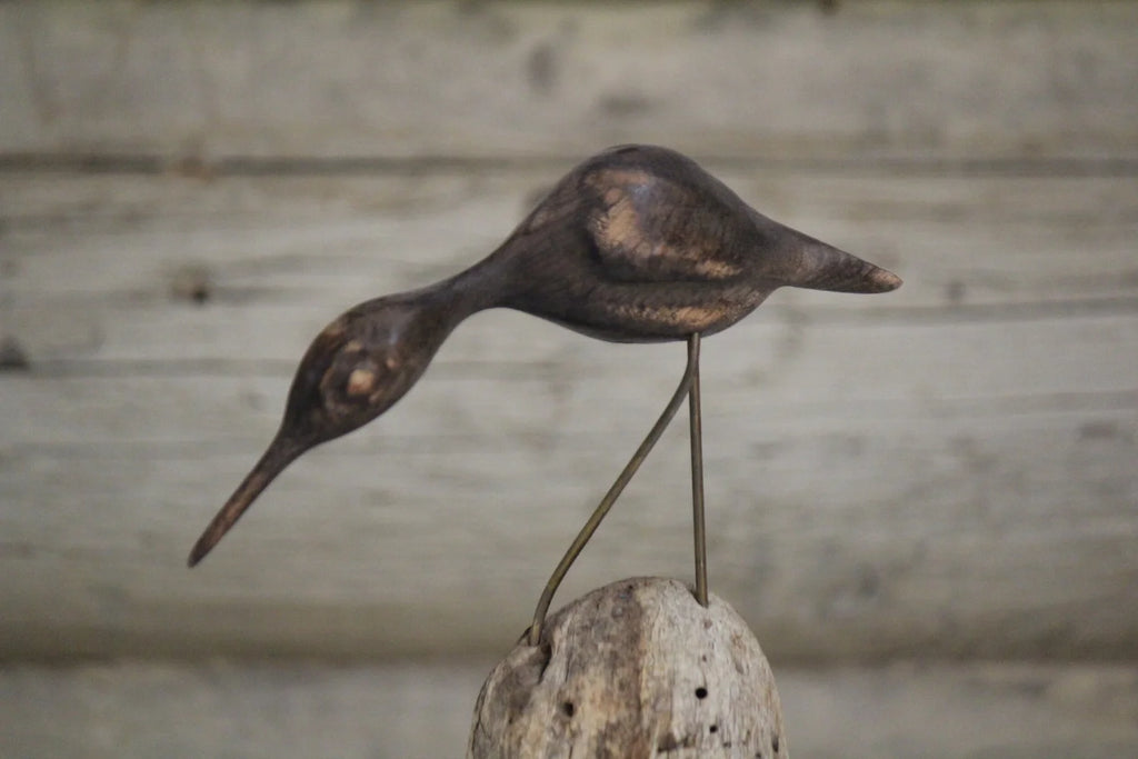 Metallic Bird Statue