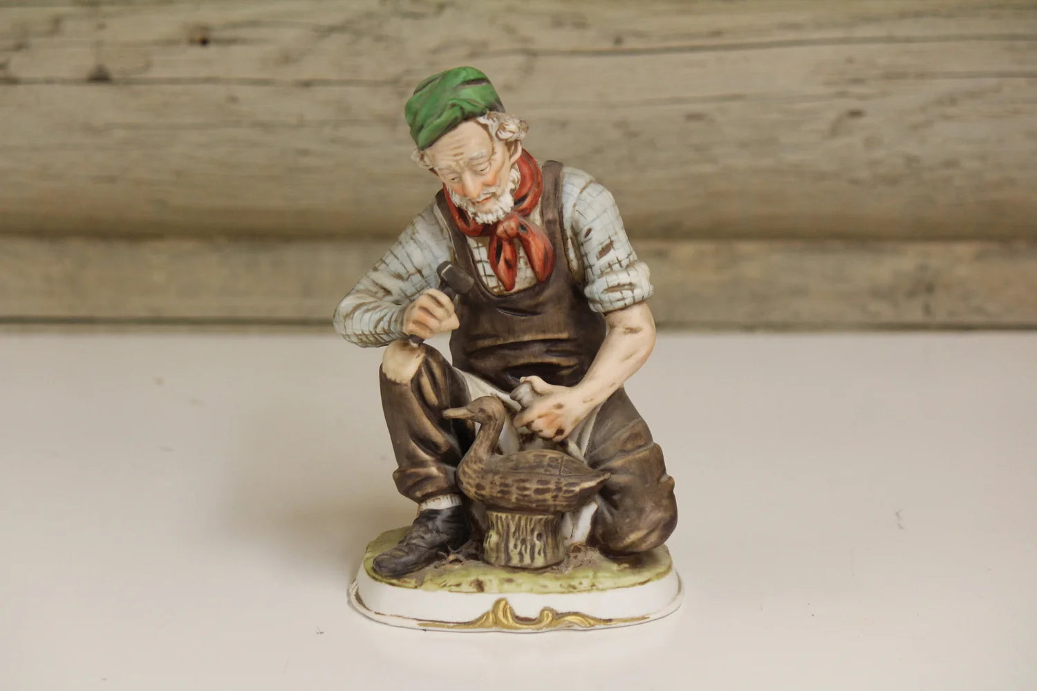 Duck Carver Statue