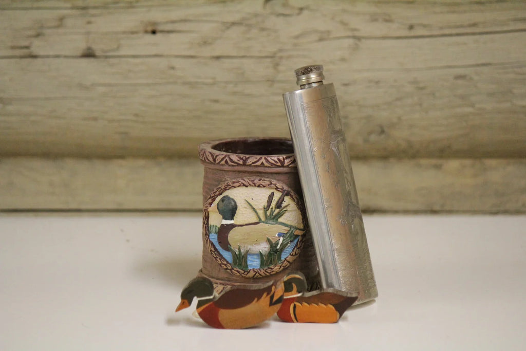 Duck Cup and Flask