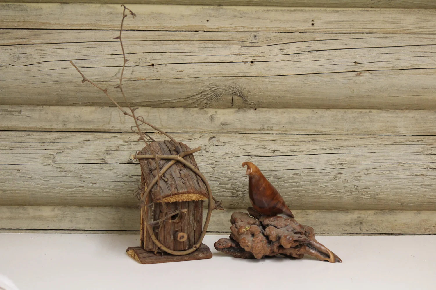 Bird and Birdhouse