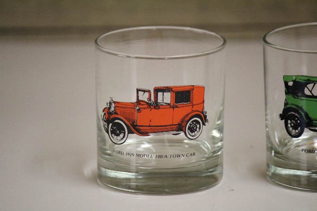 Car Drinking Glass Set