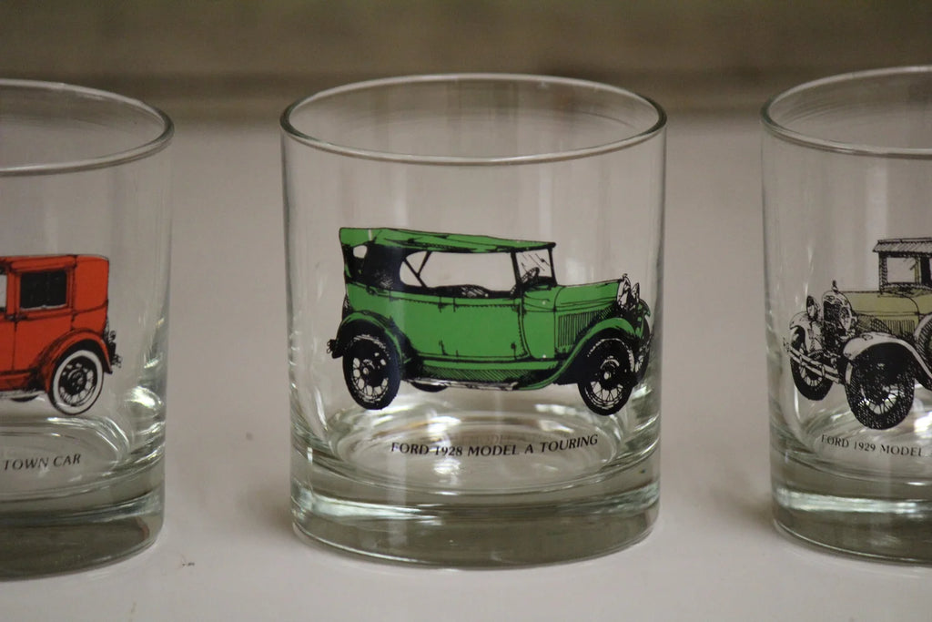 Car Drinking Glass Set