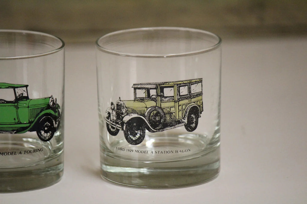Car Drinking Glass Set