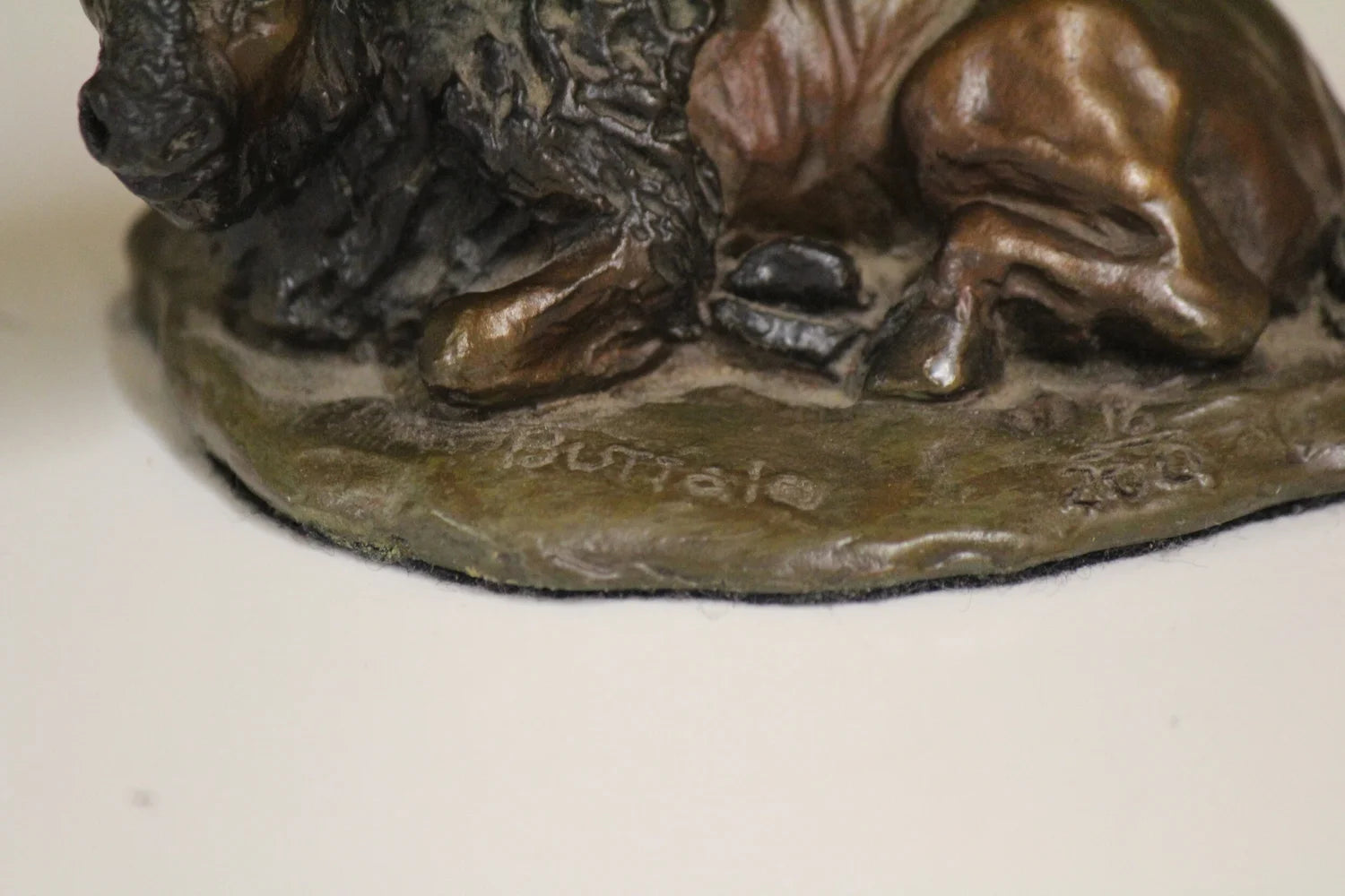 Mini Buffalo Statue