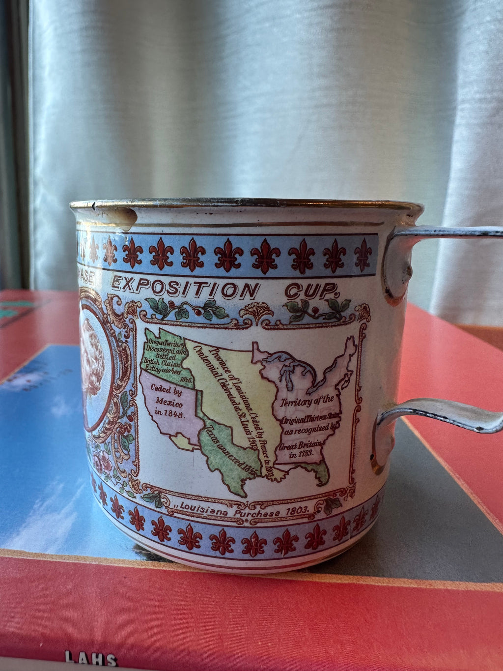 1904 Louisiana Purchase Exposition (St. Louis World's Fair) Enamelware Souvenir Cup