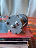 Vintage Pflueger Supreme Baitcasting Fishing Reel | Made in USA | Green Marbled Handle Knobs