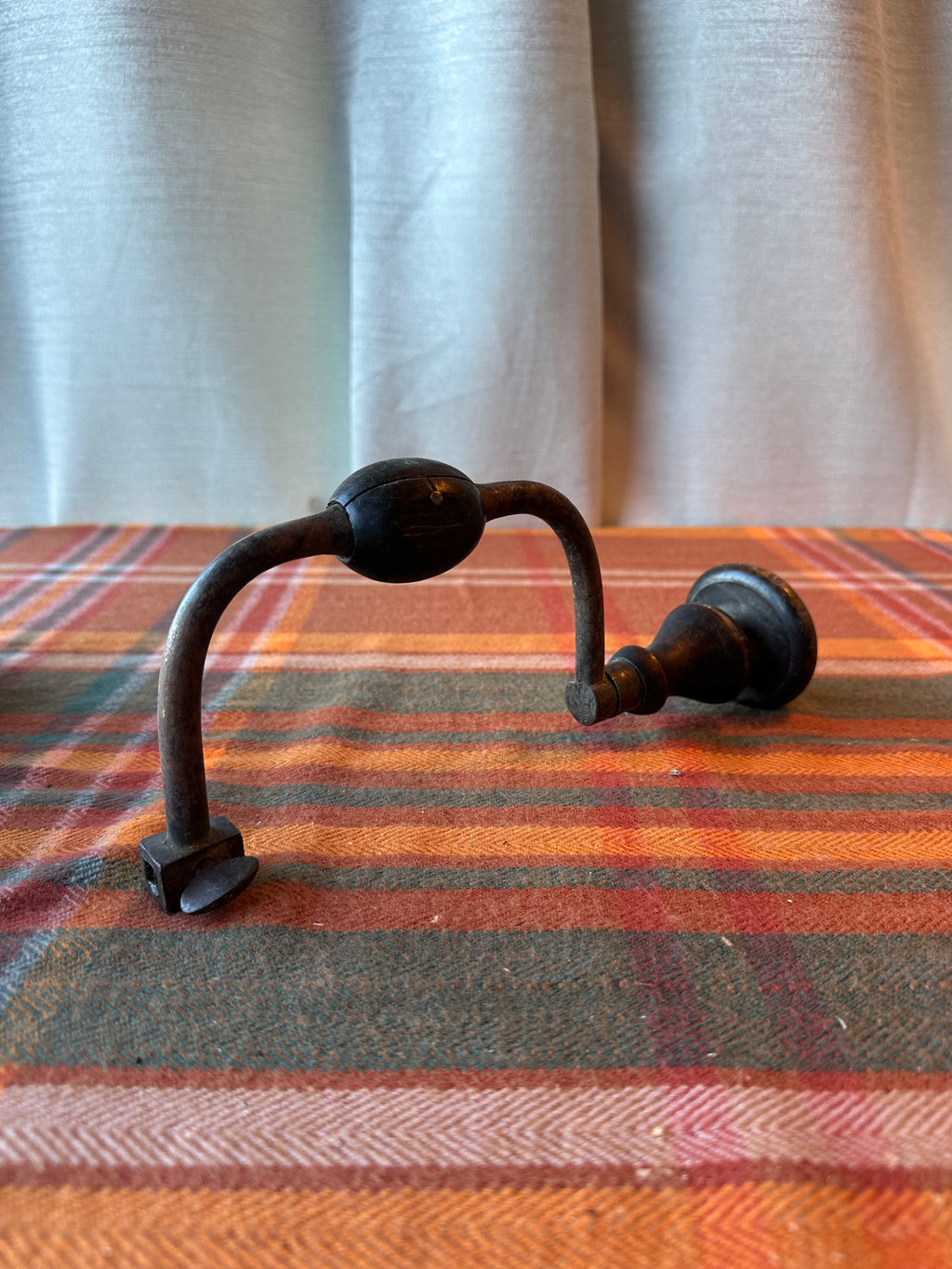 Antique William Marples Carpenter's Brace | English Hand Drill | Woodworking Tool | Sheffield England