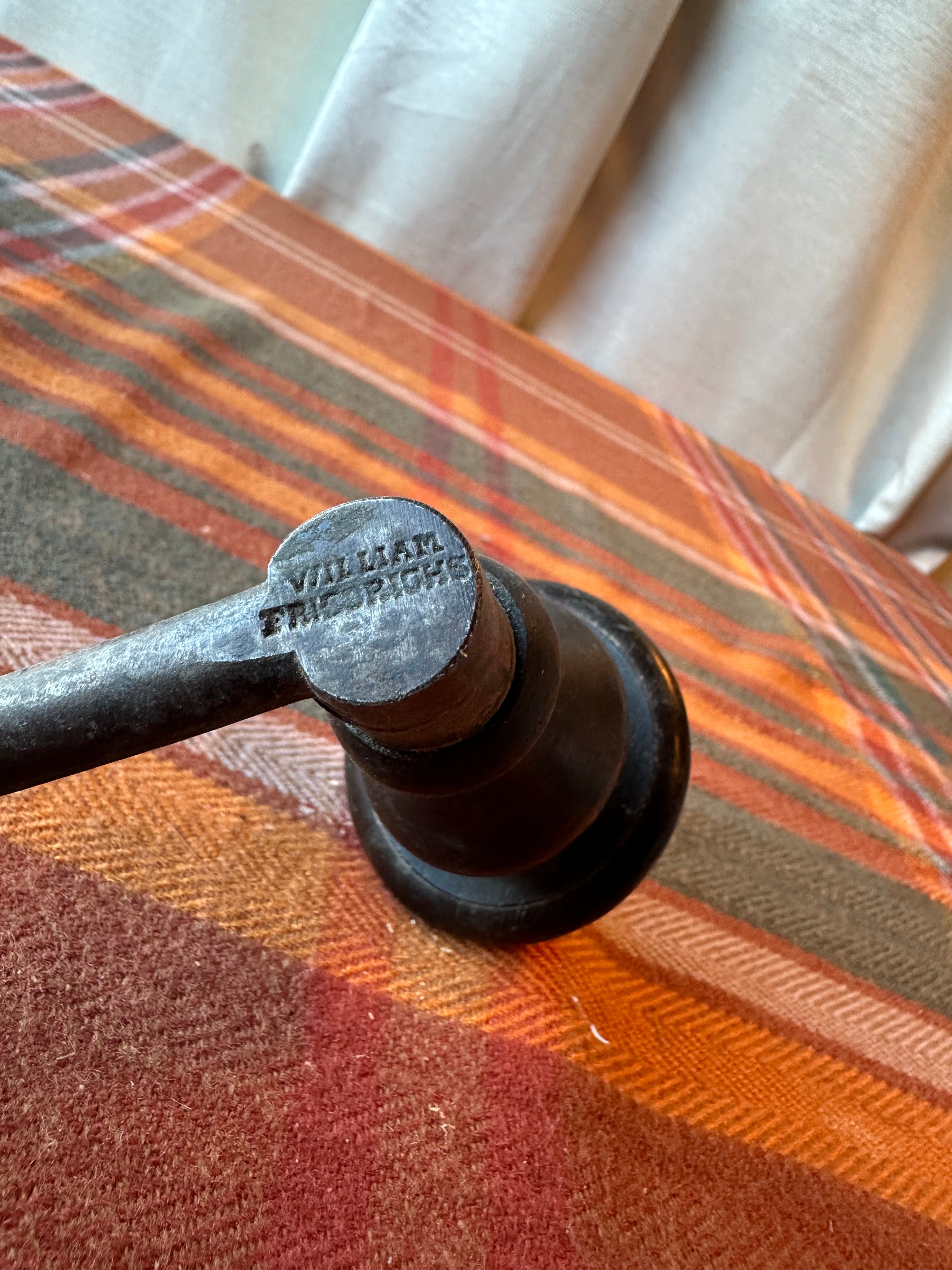 Antique William Marples Carpenter's Brace | English Hand Drill | Woodworking Tool | Sheffield England