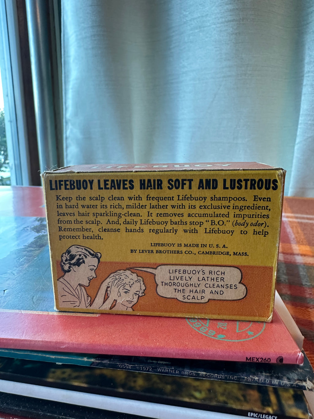 Vintage Lifebuoy Health Soap Empty Advertising Box | Lever Brothers | Good Housekeeping Seal | Display Collectible