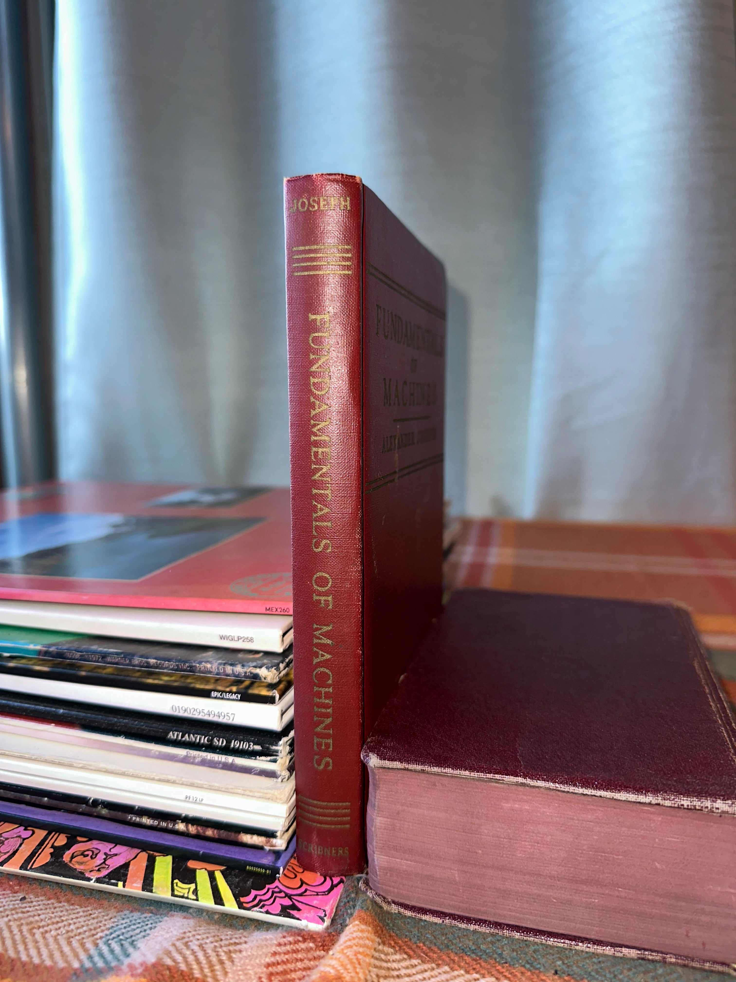 Fundamentals of Machines by Alexander Joseph | Vintage Scribner Engineering Hardcover | WWII Era Mechanical Engineering Textbook