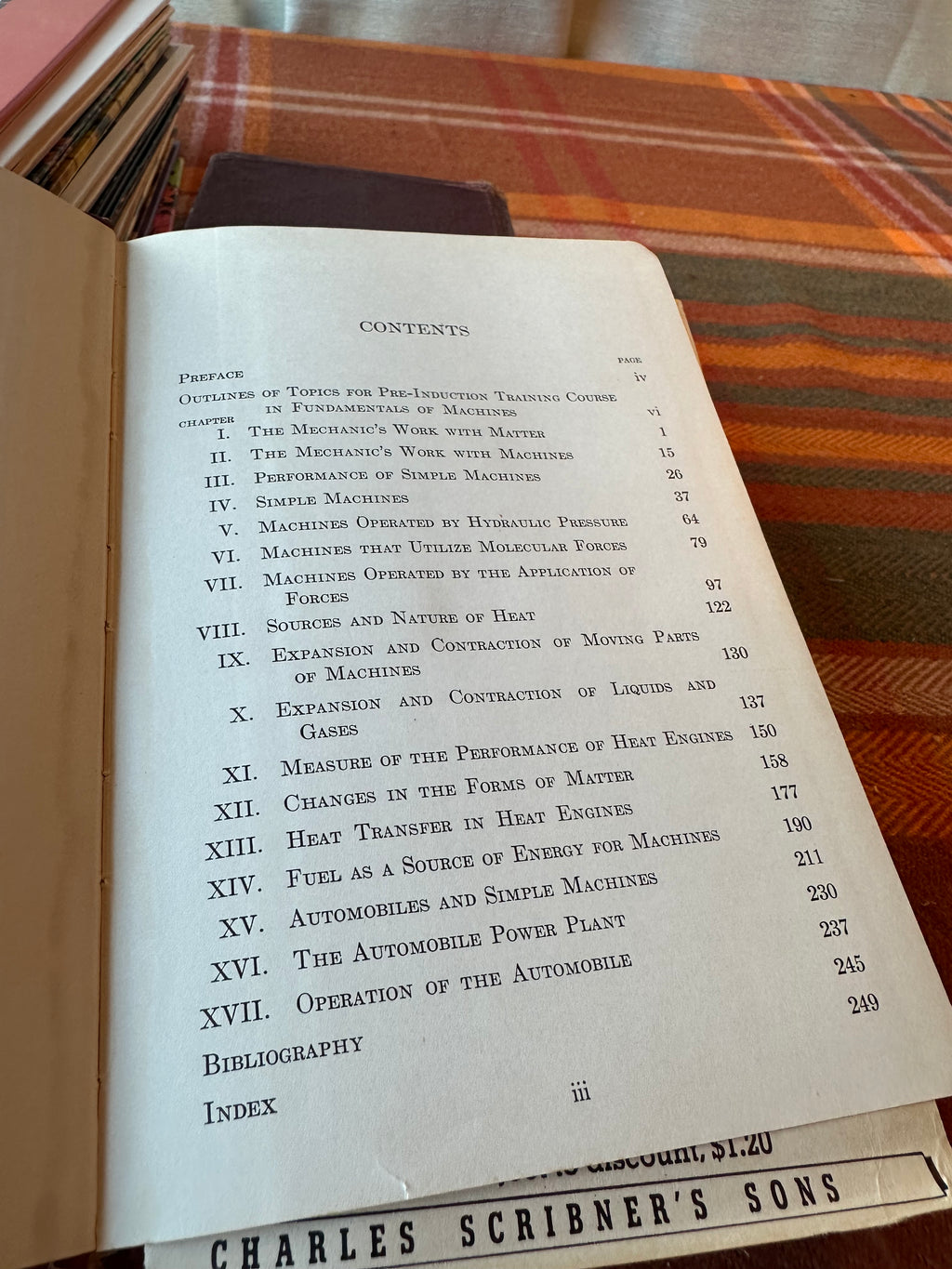 Fundamentals of Machines by Alexander Joseph | Vintage Scribner Engineering Hardcover | WWII Era Mechanical Engineering Textbook