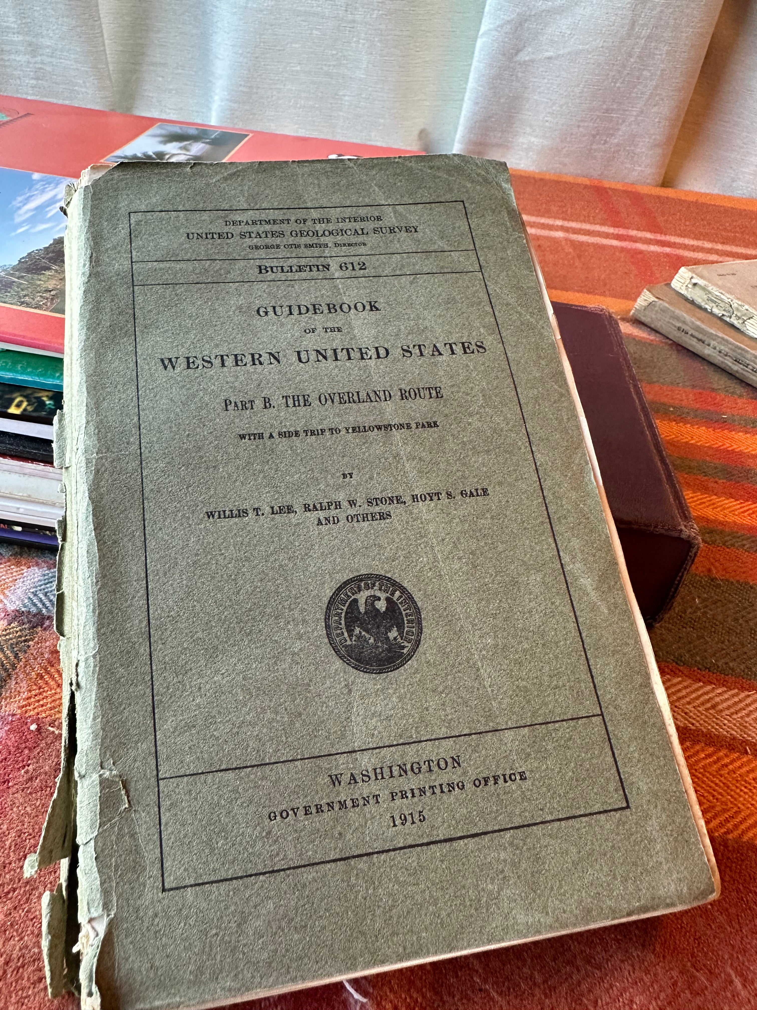 Lot of 3 Antique USGS Geological Survey Bulletins (1905 & 1915) | Western United States Guidebooks | Oregon | Yellowstone | Grand Canyon