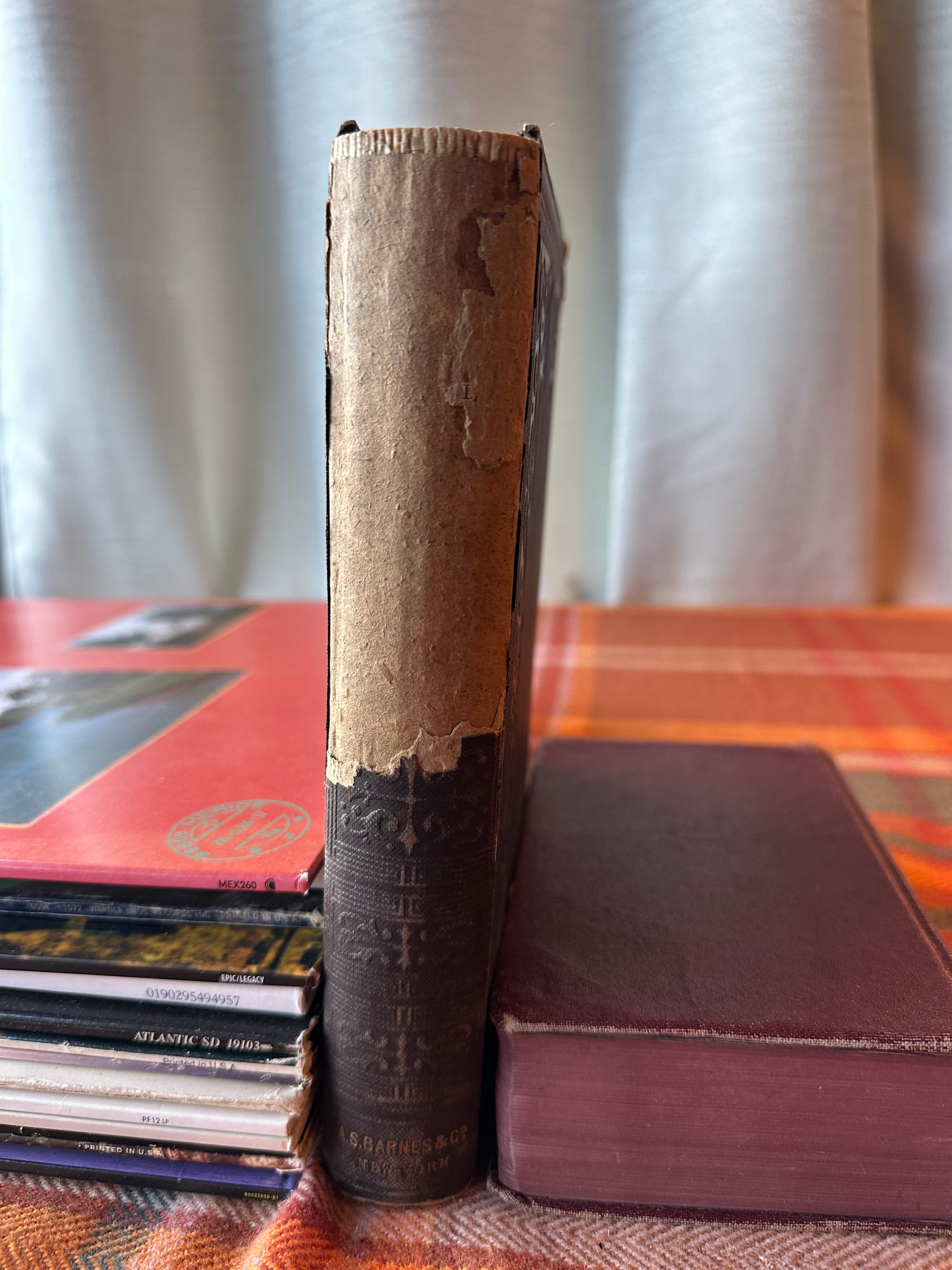 1850 The Logic and Utility of Mathematics by Charles Davies LL.D. Antique Hardcover A.S. Barnes