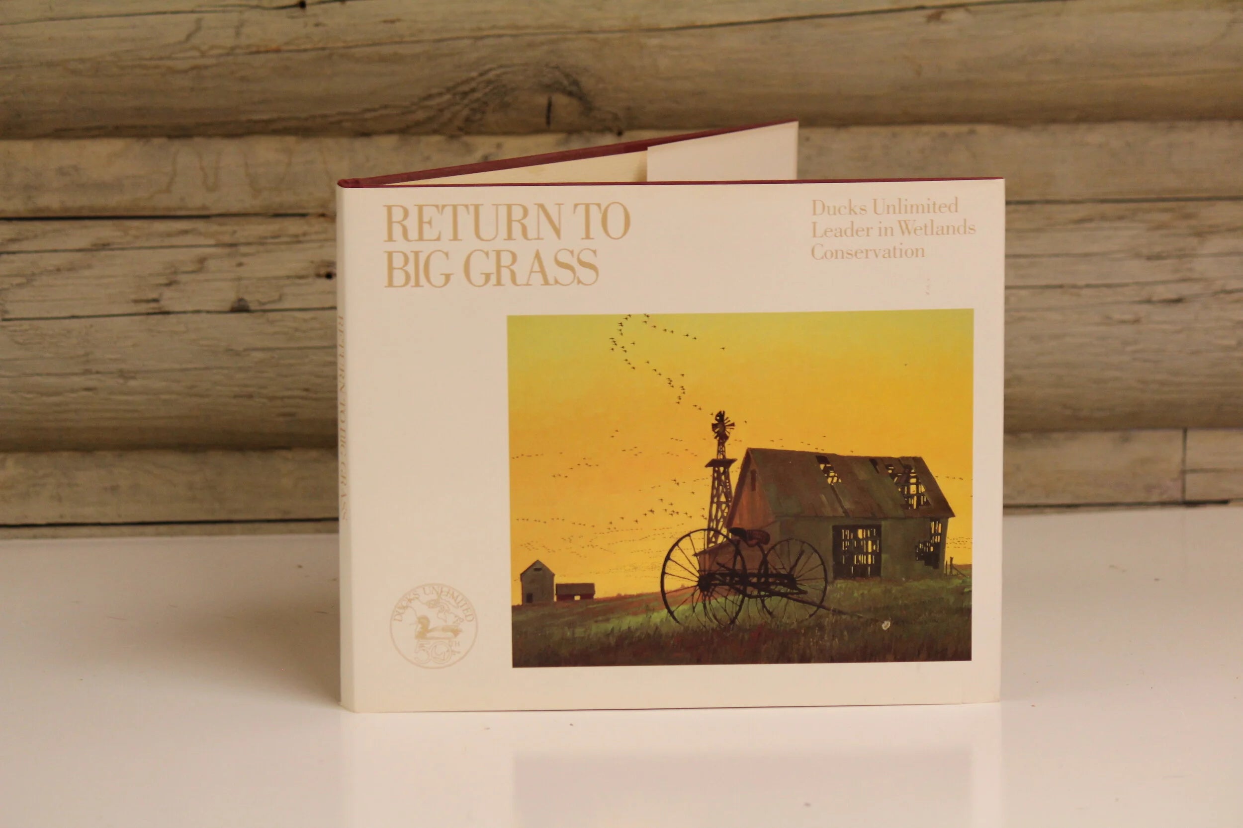 Return to Big Grass by Richard Wentz | 1986 Ducks Unlimited Hardcover | Waterfowl Photography & Conservation