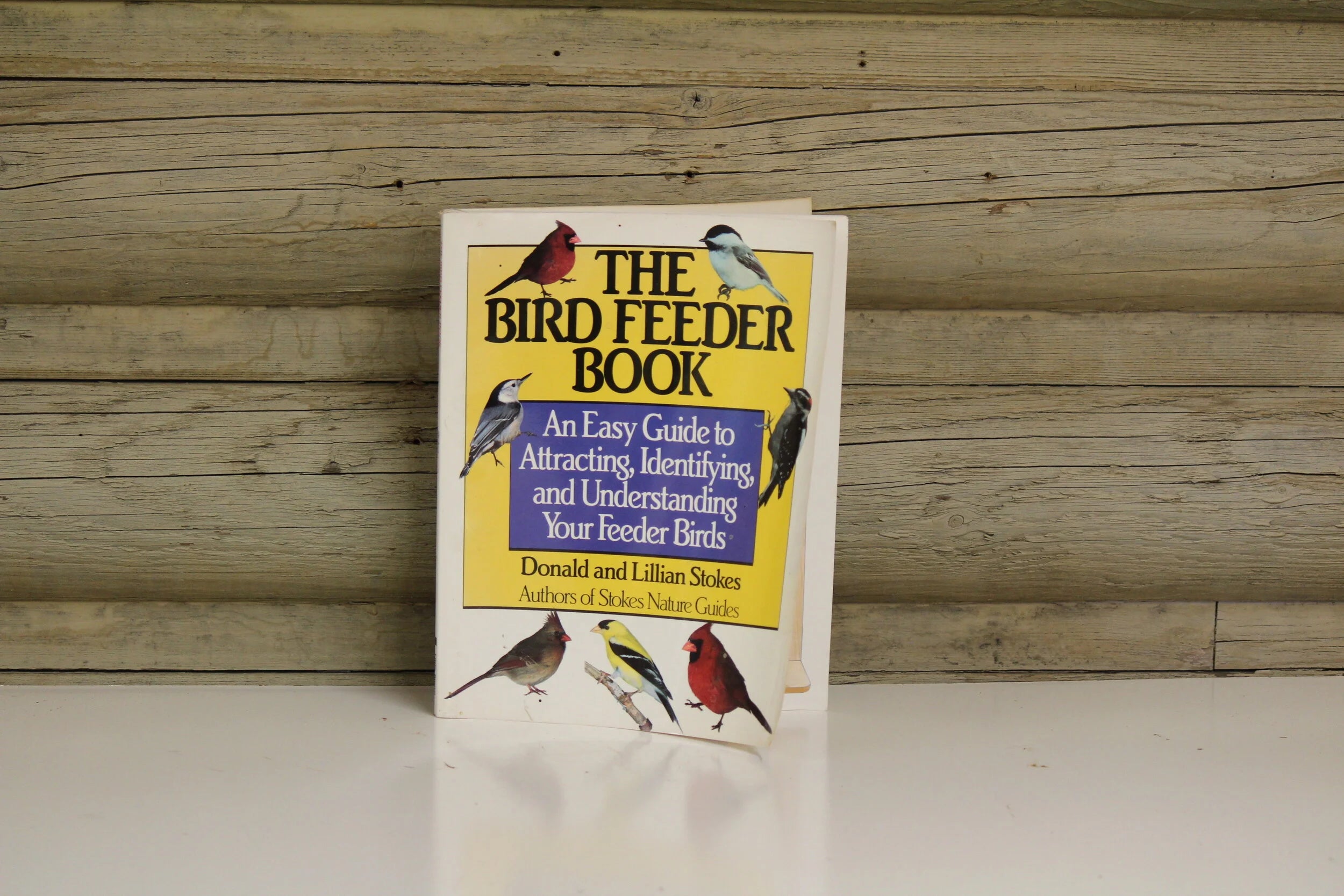 The Bird Feeder Book by Donald & Lillian Stokes | Hardcover Bird Watching Guide | Backyard Bird Identification